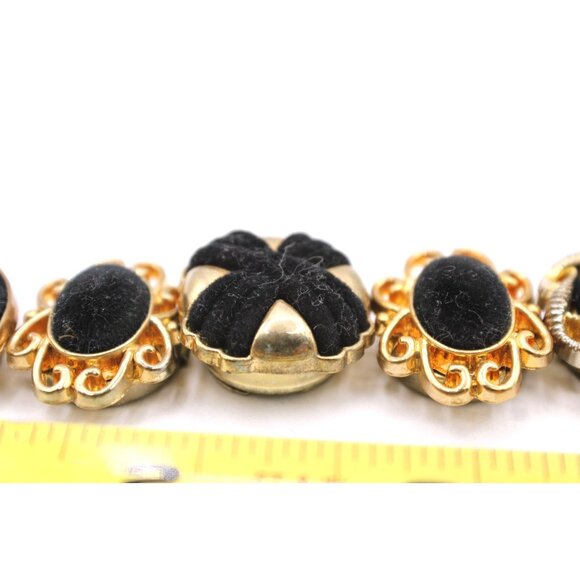 Lot Vtg Button Covers Crafts Sewing Jewelry Lot Faux Pearl Velvet Stones Mixed - Picture 9 of 9